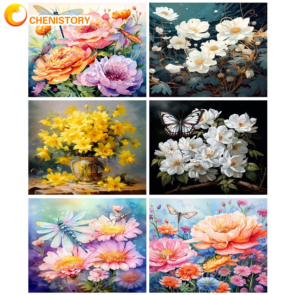 CHENISTORY Painting By Number For Adults Acrylic Paint DIY Craft Kits Handmade Flwoer On Canvas Coloring By Number Drawing Decor
CHENISTORY Painting By Number For Adults Acrylic Paint DIY Craft Kits Handmade Flwoer On Canvas Coloring By Number Drawing Decor