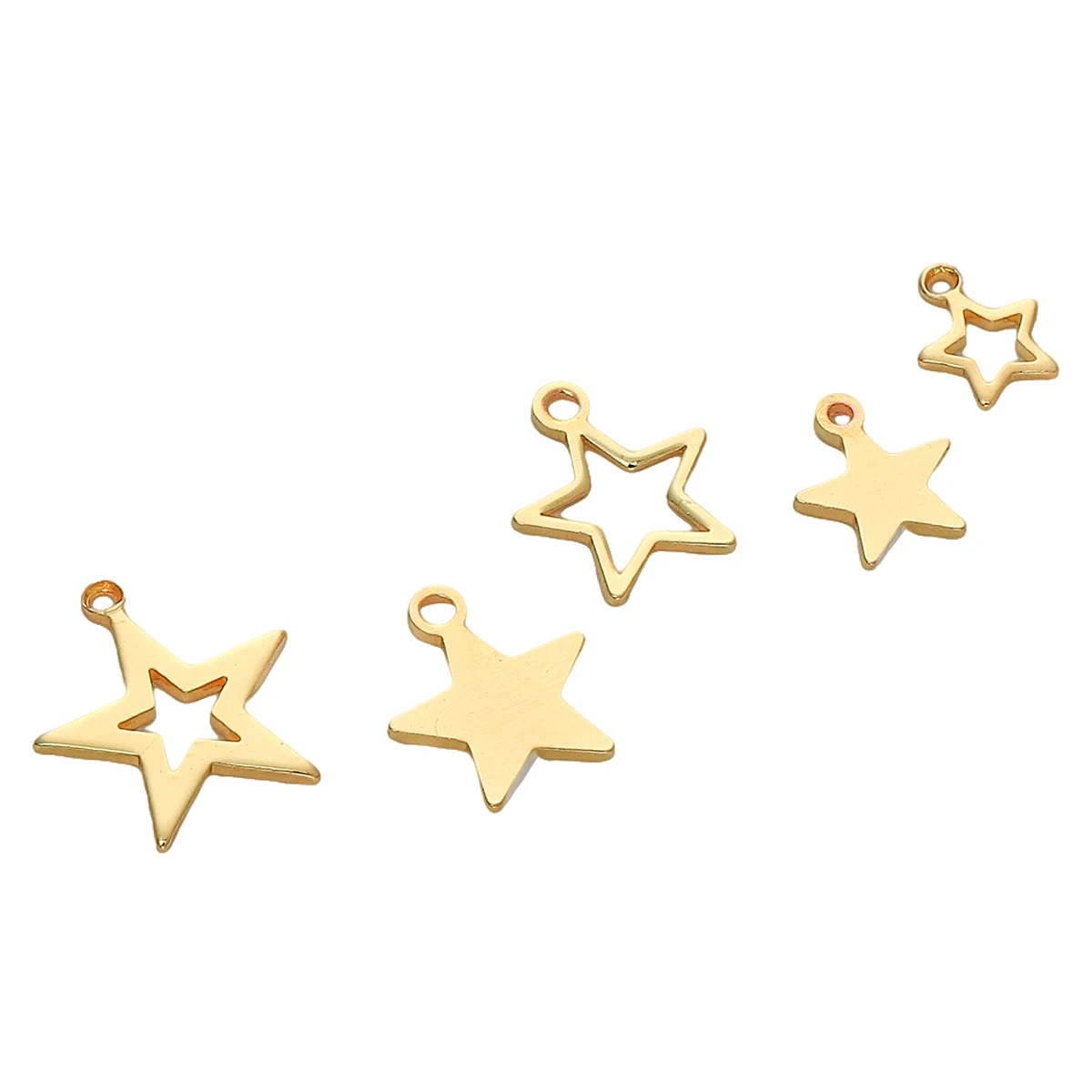 10pcs 14K Gold Plated Fashion Brass Star Pendants Charms Pendant for Earring Necklace Bracelet Jewelry Making Findings
10pcs 14K Gold Plated Fashion Brass Star Pendants Charms Pendant for Earring Necklace Bracelet Jewelry Making Findings