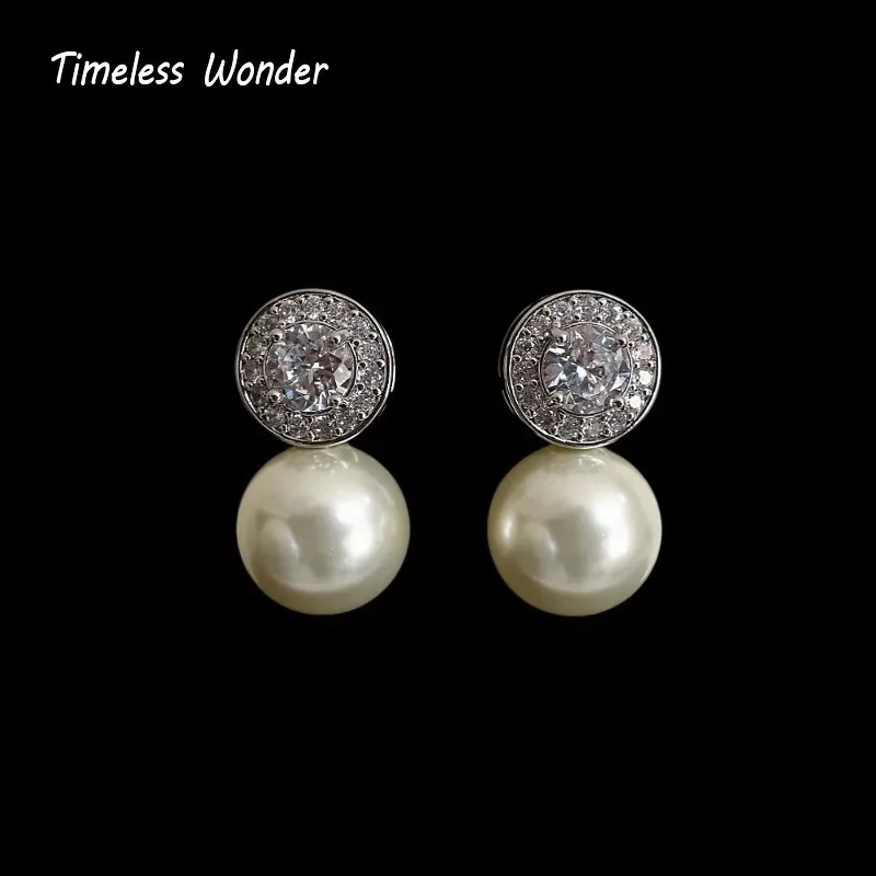 Timeless Wonder Fancy Zircon Geo Glass Pearl Stud Earrings Women Designer Jewelry Trendy Gift Top Classy Simple Neat 5133
Timeless Wonder Fancy Zircon Geo Glass Pearl Stud Earrings Women Designer Jewelry Trendy Gift Top Classy Simple Neat 5133