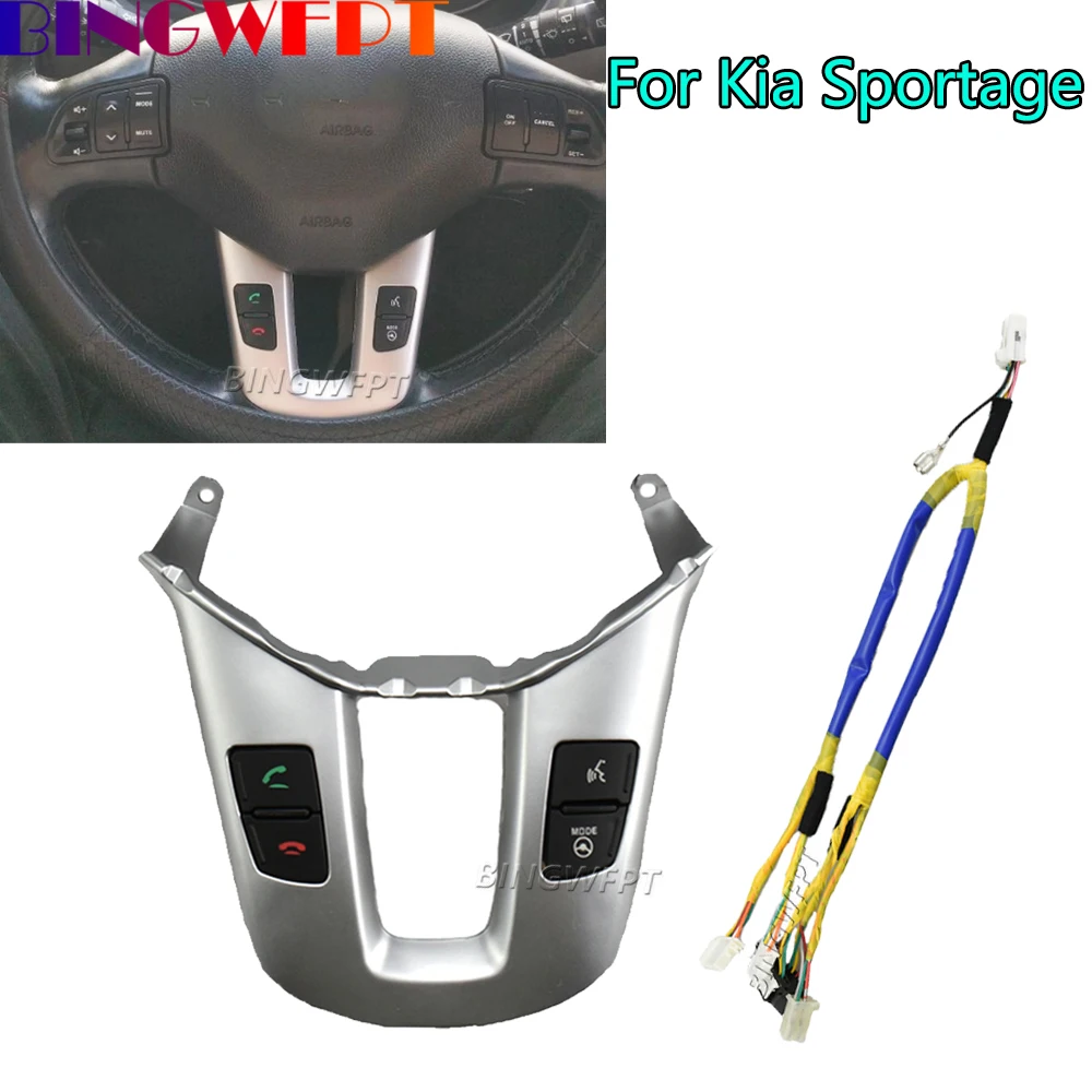 MBluetooth Framework Panel Steering Wheel Button With Heating Wire For Kia Sportage 2011-2014 Telephone Answer Control Switch
MBluetooth Framework Panel Steering Wheel Button With Heating Wire For Kia Sportage 2011-2014 Telephone Answer Control Switch