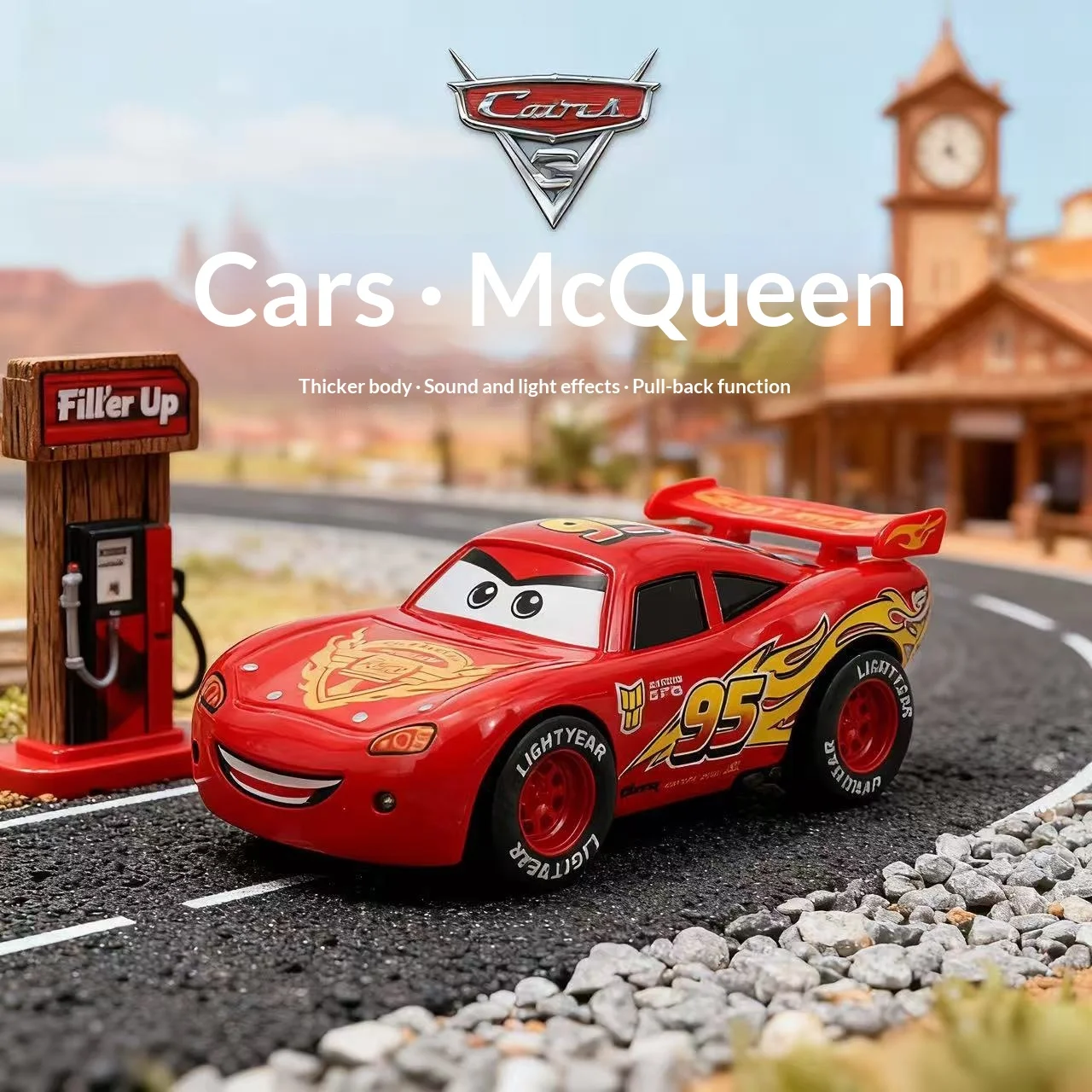 Модель автомобиля Дэйлайтер МакКвин из мультфильма «Машинки» (Disney Pixar), литая под давлением, со светом и звуком, инерционная, масштаб 1:36, игрушка-персонаж из фильма для детей
Модель автомобиля Дэйлайтер МакКвин из мультфильма «Машинки» (Disney Pixar), литая под давлением, со светом и звуком, инерционная, масштаб 1:36, игрушка-персонаж из фильма для детей