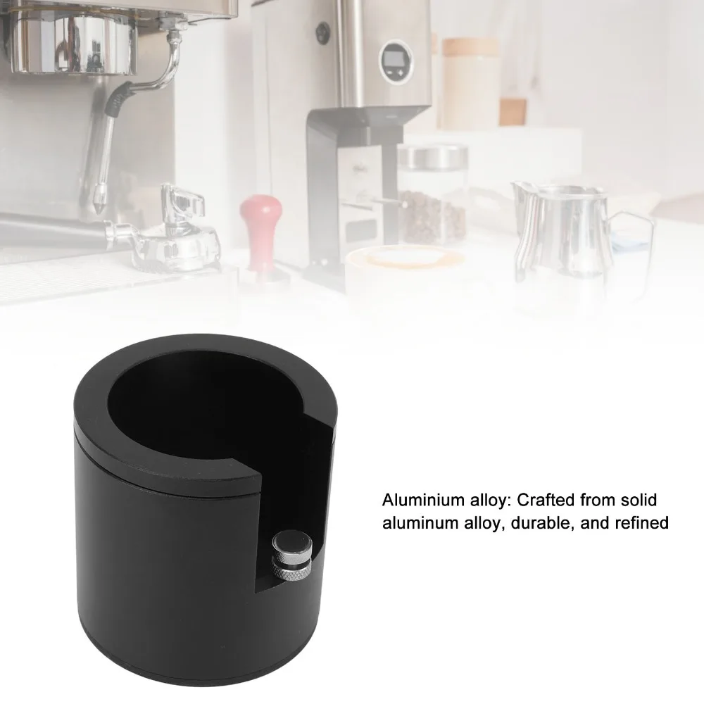Aluminum Alloy Portafilter Holder Adjustable 51mm 53mm 58mm Tamper Stand Base Design Black Color Coffee Machine Accessory
Aluminum Alloy Portafilter Holder Adjustable 51mm 53mm 58mm Tamper Stand Base Design Black Color Coffee Machine Accessory