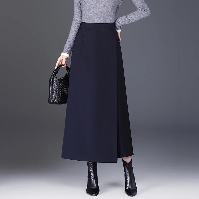 Slimming High Waist Wide Leg Pants Skirt Autumn Winter Women's New Sle Small Size Drapey Nine Point Bla f-length Skirt
Slimming High Waist Wide Leg Pants Skirt Autumn Winter Women's New Sle Small Size Drapey Nine Point Bla f-length Skirt
