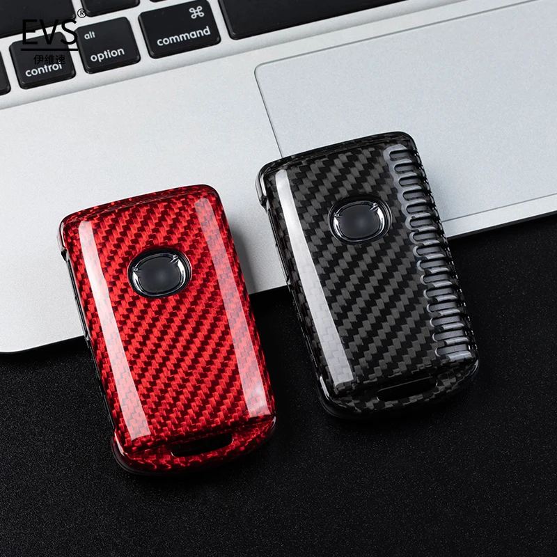 Carbon Fiber Car Key Case Cover Compatible with Mazda 3 6 CX-5 CX-7 CX-9 MX-5 Miata Smart Remote Shell Auto
Carbon Fiber Car Key Case Cover Compatible with Mazda 3 6 CX-5 CX-7 CX-9 MX-5 Miata Smart Remote Shell Auto