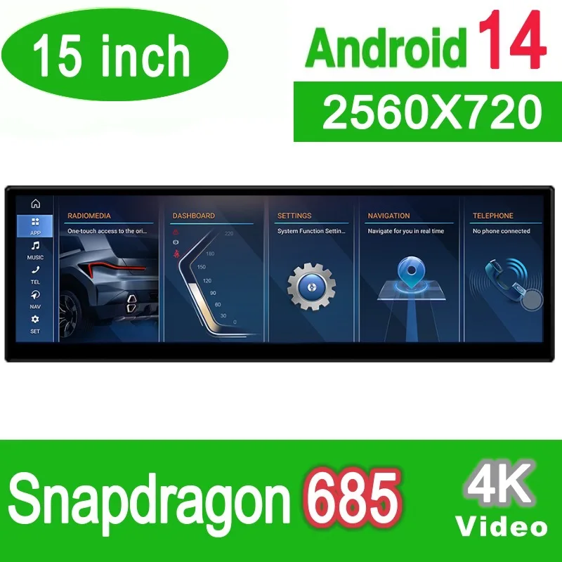 15“ 8 Core Android 14 Car Auto Radio Video Audio ForBMW 5 Series G30 G31 2018- EVO
15“ 8 Core Android 14 Car Auto Radio Video Audio ForBMW 5 Series G30 G31 2018- EVO