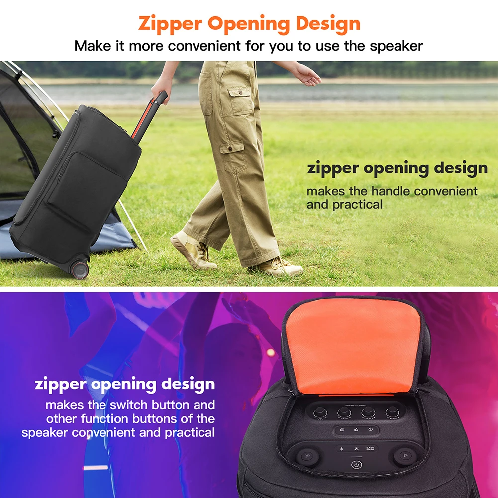 Speaker Carry Cover Waterproof Padded Speaker Protective Cover Wear Resist Double-Sided Speaker Storage Bag for JBL PARTYBOX 520
Speaker Carry Cover Waterproof Padded Speaker Protective Cover Wear Resist Double-Sided Speaker Storage Bag for JBL PARTYBOX 520