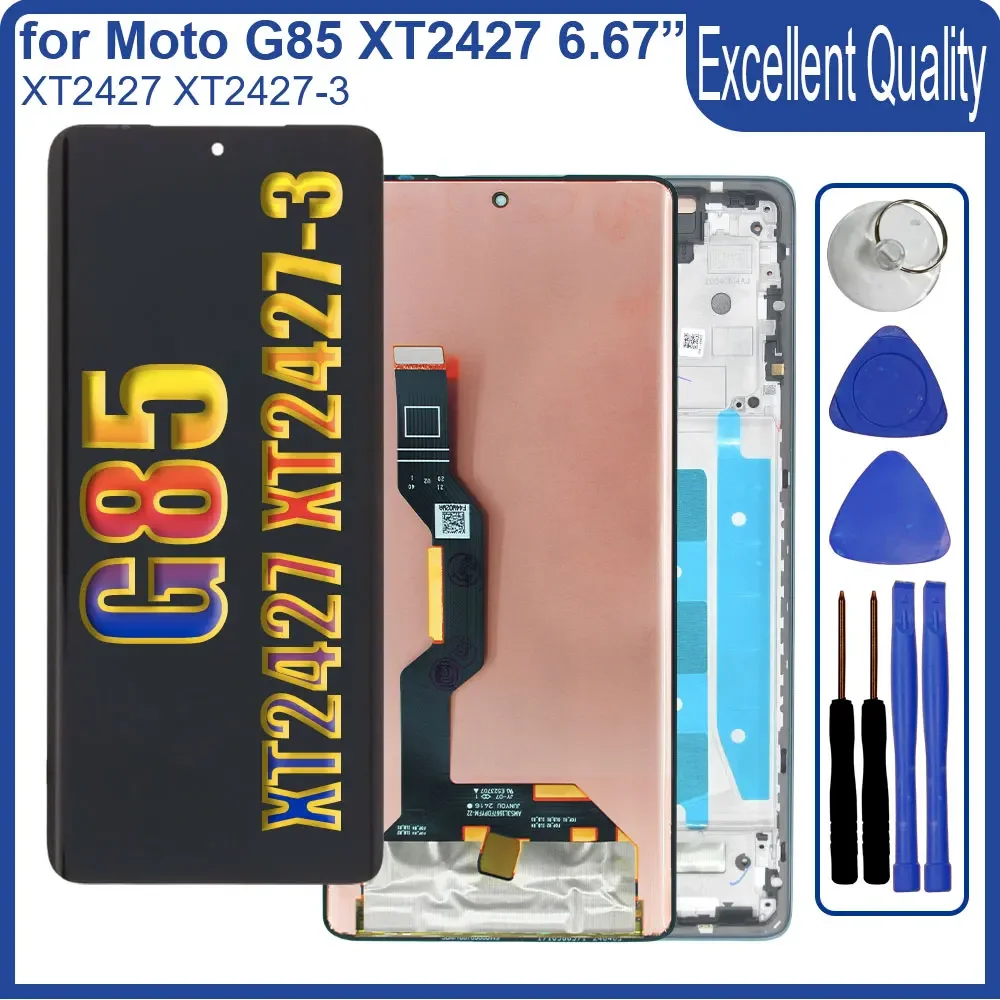 AMOLED LCD for Motorola Moto G85 2024 XT2427 LCD Display Touch Screen Digitizer Replacement for Moto G85 XT2427-3 LCD With Frame
AMOLED LCD for Motorola Moto G85 2024 XT2427 LCD Display Touch Screen Digitizer Replacement for Moto G85 XT2427-3 LCD With Frame