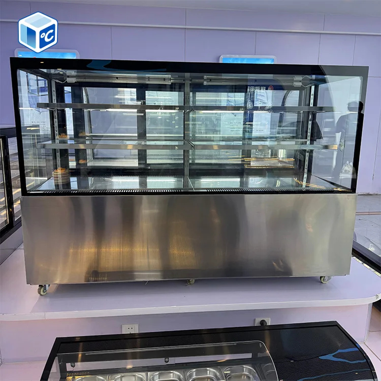 900x675x1235mm 2 Tier Commercial Cake Display Refrigerator Fan Cooling R290 2 Shelf LED Bakery Cafe Supermarket Display Case Set
900x675x1235mm 2 Tier Commercial Cake Display Refrigerator Fan Cooling R290 2 Shelf LED Bakery Cafe Supermarket Display Case Set