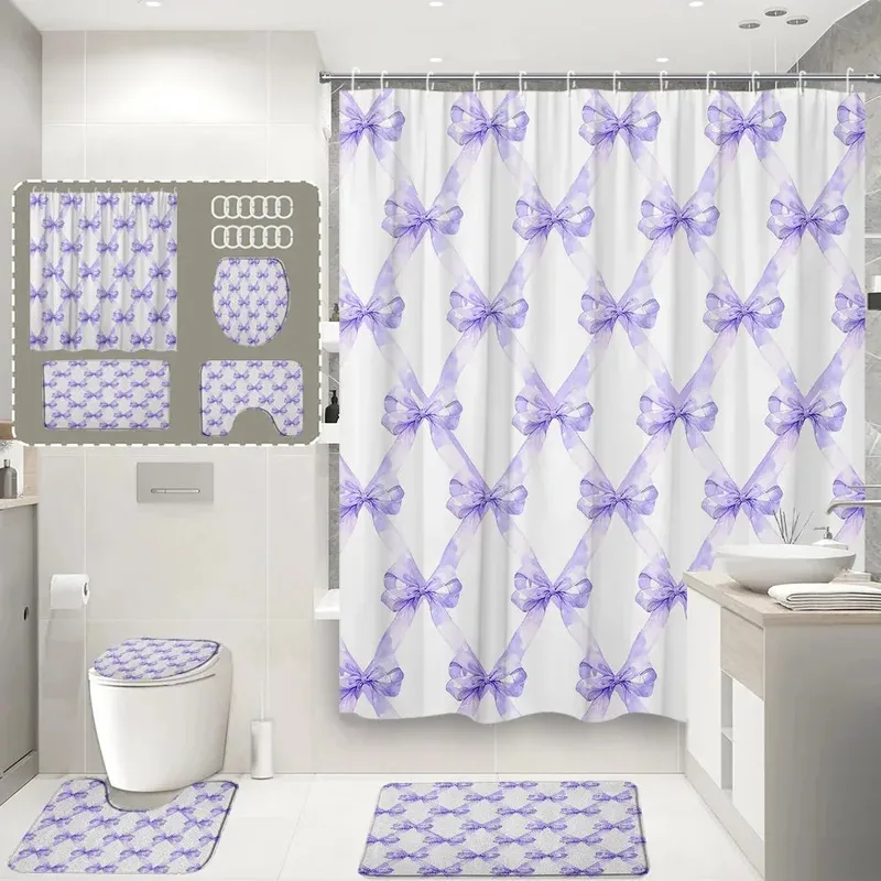 JUJ63Fantasy Bow Shower Curtain Princess Girl Cute Bow Modern Minimalist Checkerboard Home Bathroom Decor Set Toilet Cover F3jn$
JUJ63Fantasy Bow Shower Curtain Princess Girl Cute Bow Modern Minimalist Checkerboard Home Bathroom Decor Set Toilet Cover F3jn$