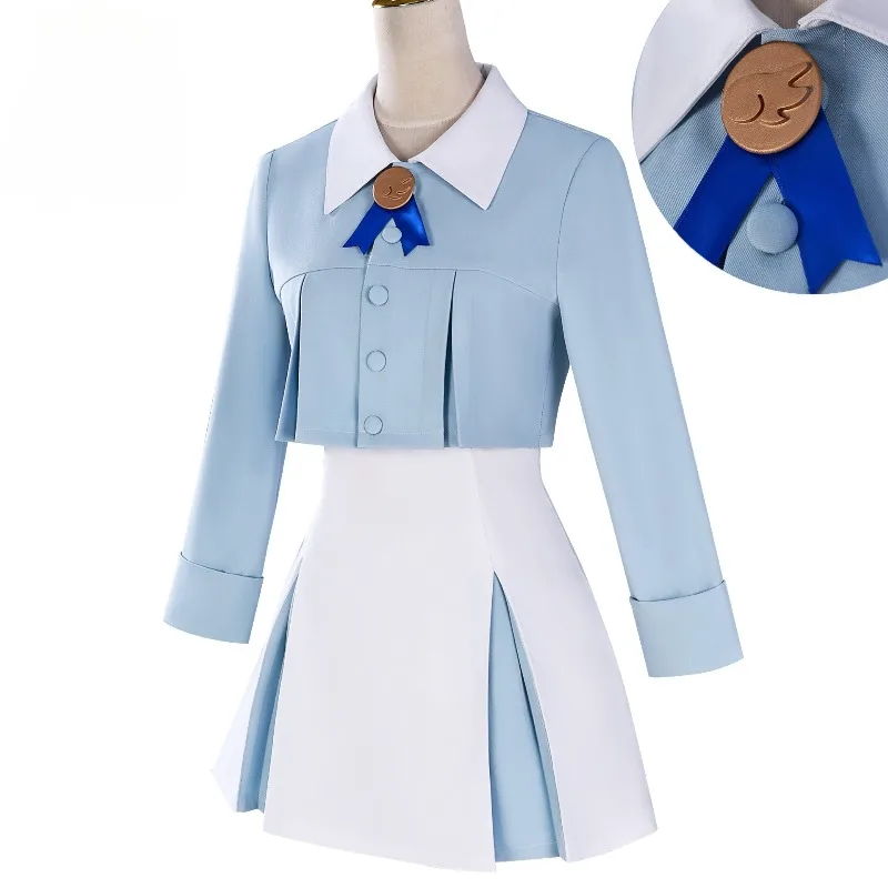 Anime Sakura Cosplay Costume Blue and White Date Dress School Uniform Halloween Carnival Cosplay Outfits for Women Girls
Anime Sakura Cosplay Costume Blue and White Date Dress School Uniform Halloween Carnival Cosplay Outfits for Women Girls