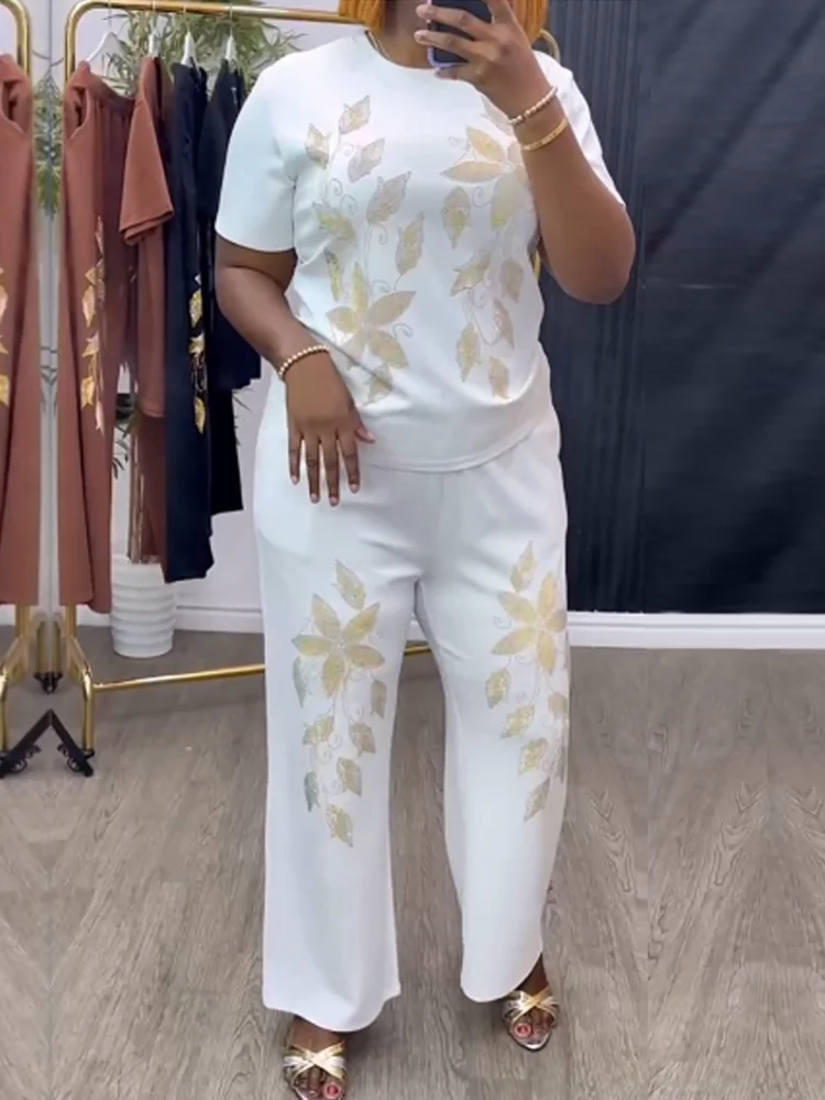 2 Piece Set Africa Clothes African Dashiki New Dashiki Fashion Suit Top And Pants Suits Trousers Ropa Dama Party For Lady
2 Piece Set Africa Clothes African Dashiki New Dashiki Fashion Suit Top And Pants Suits Trousers Ropa Dama Party For Lady