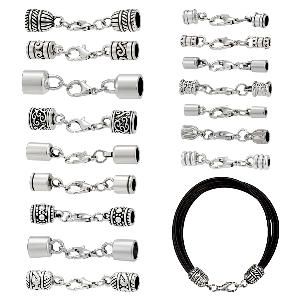 16Pcs Alloy Cord Ends Platinum 32~43mm 16pcs/set
16Pcs Alloy Cord Ends Platinum 32~43mm 16pcs/set