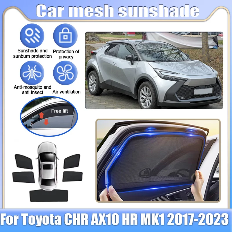 Солнцезащитные шторки-сетки для Toyota C-HR (AX10) MK1 2017-2023 (2022) на окна, магнитные, для конфиденциальности, автоаксессуары
Солнцезащитные шторки-сетки для Toyota C-HR (AX10) MK1 2017-2023 (2022) на окна, магнитные, для конфиденциальности, автоаксессуары