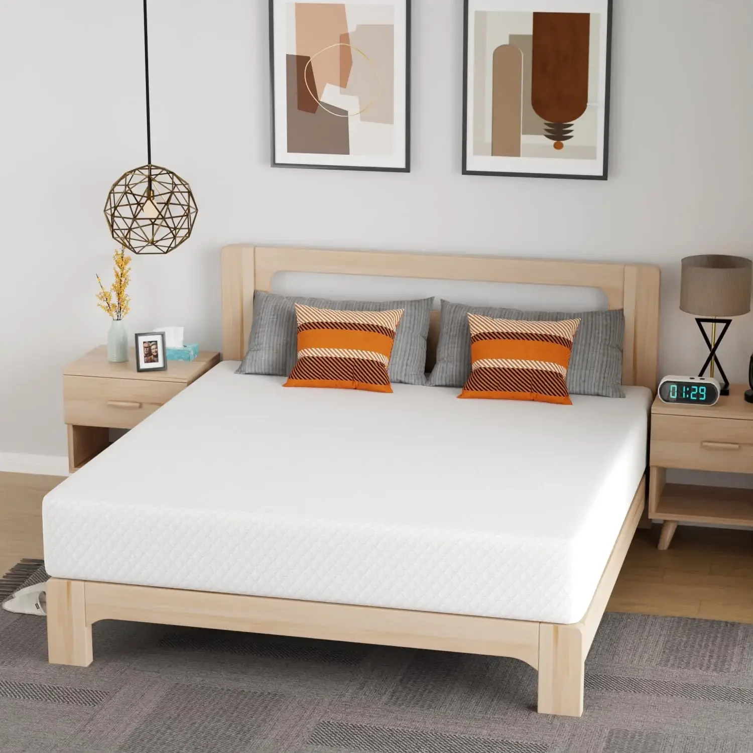Inch Gel Memory Foam Mattress/Bed-in-a-Box/Bed Mattress/Medium Firm Mattress with Removable Cover Fiberglass Free Home
Inch Gel Memory Foam Mattress/Bed-in-a-Box/Bed Mattress/Medium Firm Mattress with Removable Cover Fiberglass Free Home