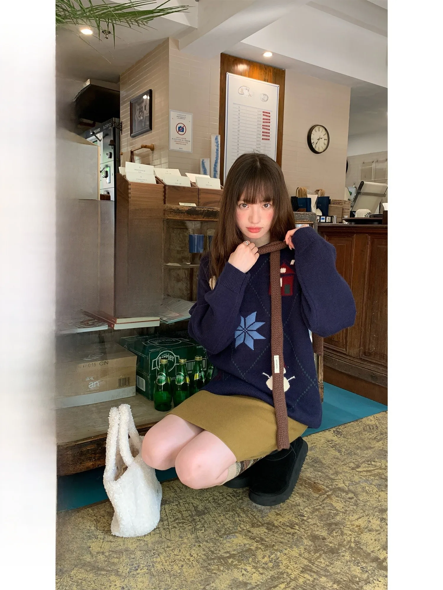 Мягкий уютный свитер RAINY с круглым вырезом и вышивкой, свободный женский трикотажный свитер в стиле ретро, повседневный, для улицы, для поездок на работу
Мягкий уютный свитер RAINY с круглым вырезом и вышивкой, свободный женский трикотажный свитер в стиле ретро, повседневный, для улицы, для поездок на работу