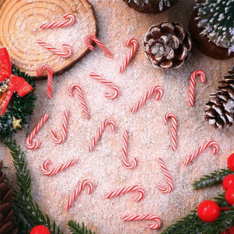 Mini Christmas Candy Cane for Crafts Fake Candy Canes Ornaments Xmas Red and White Candy Cane for Vase Filler Hanging Party
Mini Christmas Candy Cane for Crafts Fake Candy Canes Ornaments Xmas Red and White Candy Cane for Vase Filler Hanging Party