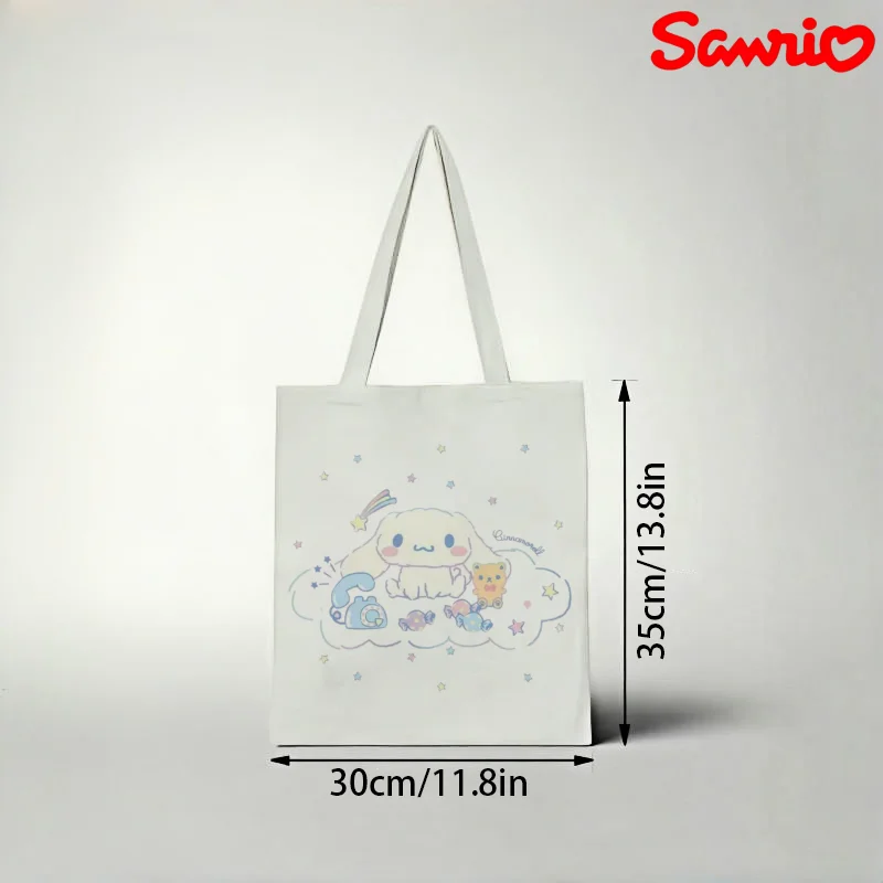 1PC Sanrio Cinnamoroll Canvas Tote Bag, Cloud & Candy Print Eco Shoulder Bag
1PC Sanrio Cinnamoroll Canvas Tote Bag, Cloud & Candy Print Eco Shoulder Bag