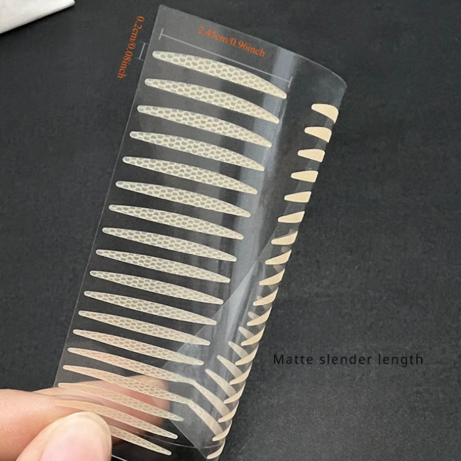 1pc, Olive-shaped Double Eyelid Tape, Dual-Sided, Natural , Waterproof & Sweatproof, Cosmetic Eye Tape Magnetic tape Pet tape
1pc, Olive-shaped Double Eyelid Tape, Dual-Sided, Natural , Waterproof & Sweatproof, Cosmetic Eye Tape Magnetic tape Pet tape