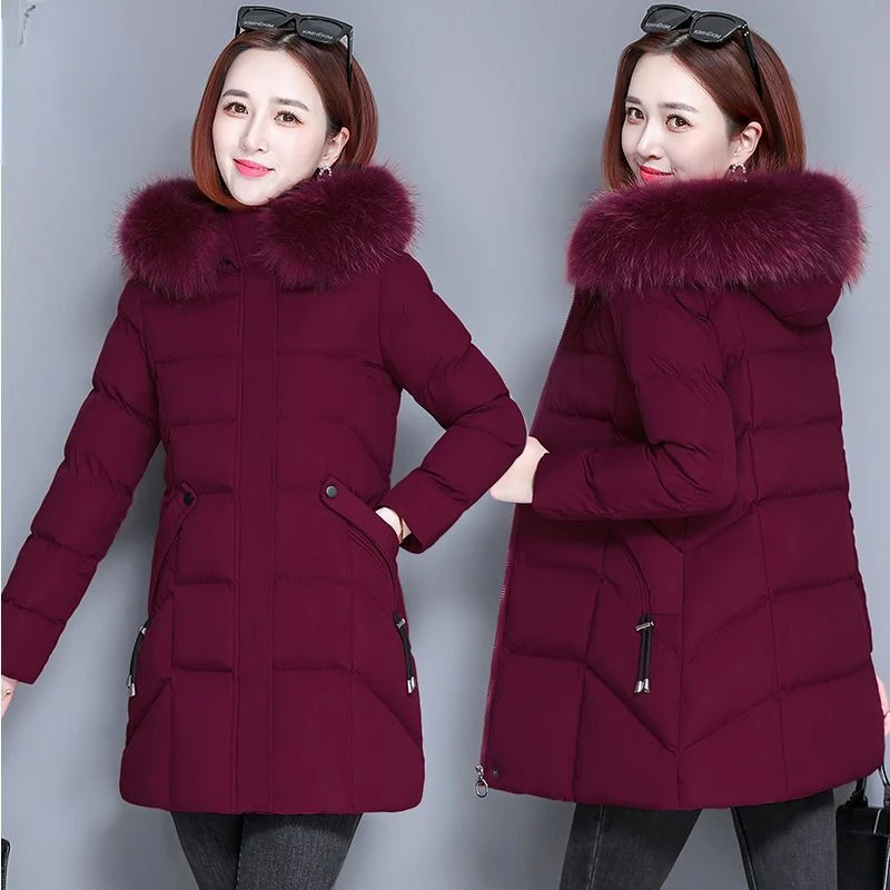2024 Autumn and Winter Parkas Mid-length Cotton Padded Jacket Women New Fashion Hooded Zipper Coat Female Clothes Tide T259
2024 Autumn and Winter Parkas Mid-length Cotton Padded Jacket Women New Fashion Hooded Zipper Coat Female Clothes Tide T259