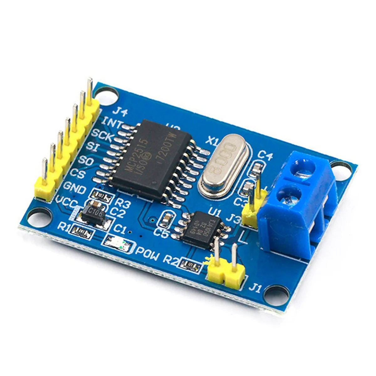 M18K-MCP2515 Модуль шины CAN TJA1050 Приемник SPI для 51, Arduino DIY Kit Микроконтроллер Программный маршрутизатор
M18K-MCP2515 Модуль шины CAN TJA1050 Приемник SPI для 51, Arduino DIY Kit Микроконтроллер Программный маршрутизатор