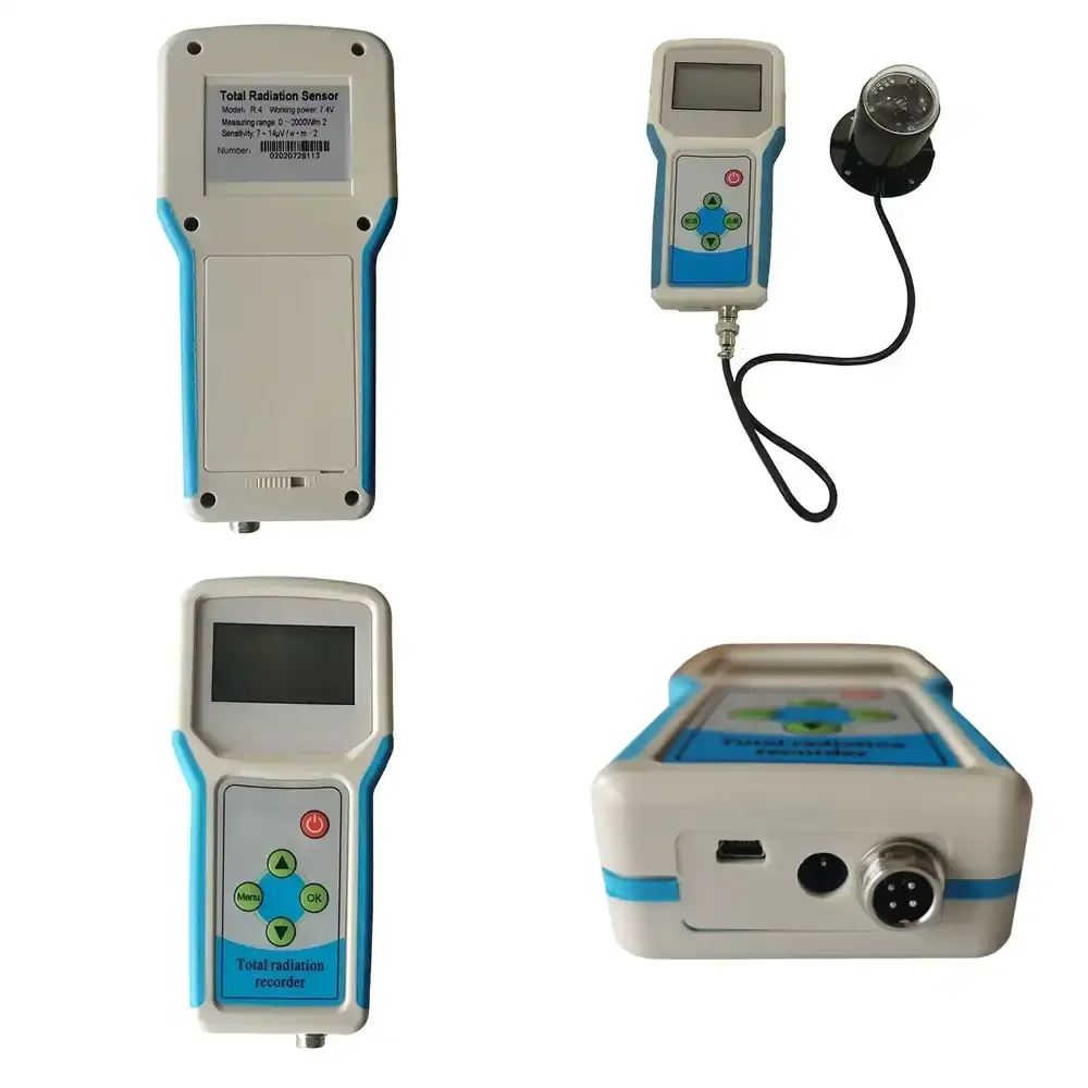 Portable Total Radiation Sensor With Hand-held Data Logger
Portable Total Radiation Sensor With Hand-held Data Logger