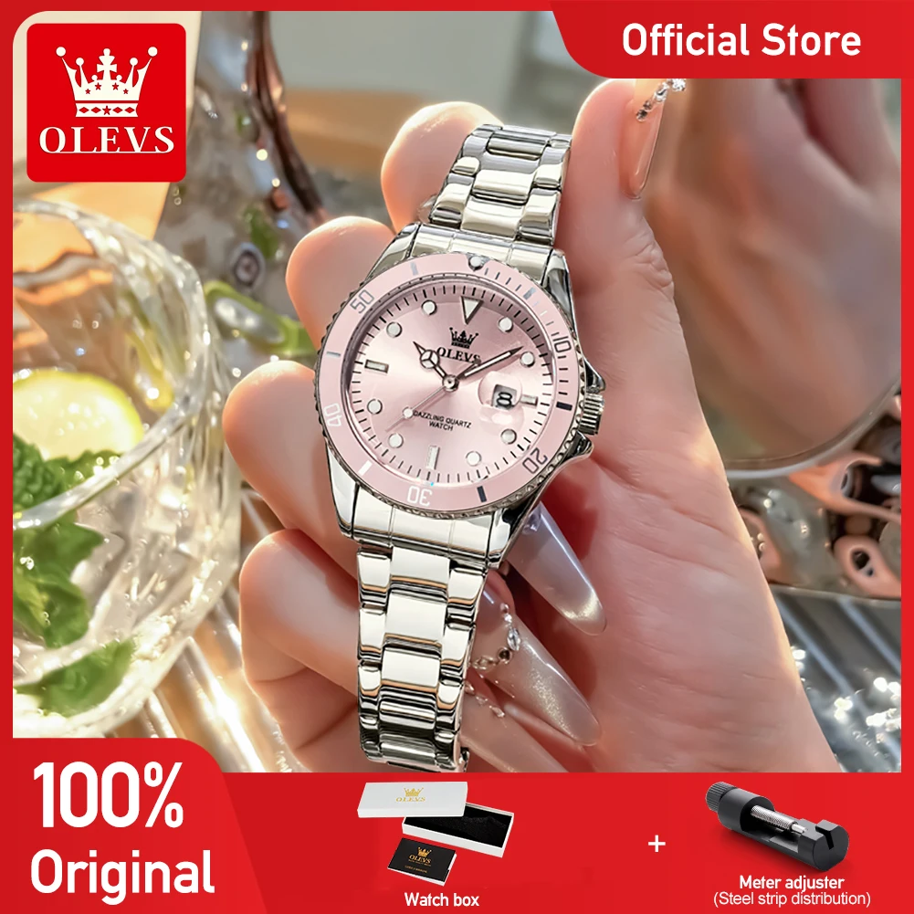OLEVS 5885 Women Watch Sports Original Elegant Fashion Quartz Watch Waterproof Luminous Ladies Watches Gift Box Reloj
OLEVS 5885 Women Watch Sports Original Elegant Fashion Quartz Watch Waterproof Luminous Ladies Watches Gift Box Reloj