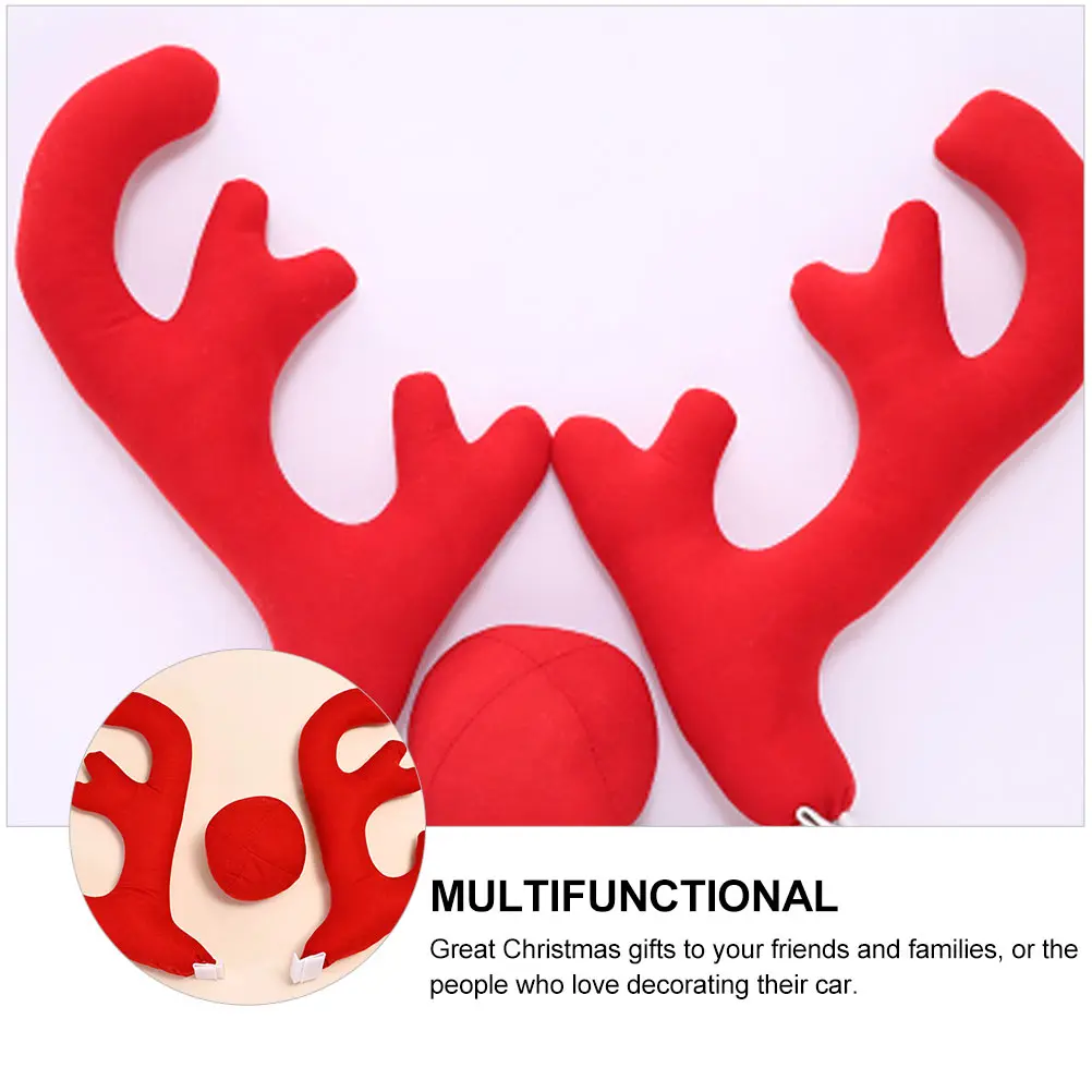 1 set 1 Set Xmas Car Deer Antlers Decoration Durable Premium Material Creative Auto Ornament Christmas Gift Car Antler Ornaments
1 set 1 Set Xmas Car Deer Antlers Decoration Durable Premium Material Creative Auto Ornament Christmas Gift Car Antler Ornaments