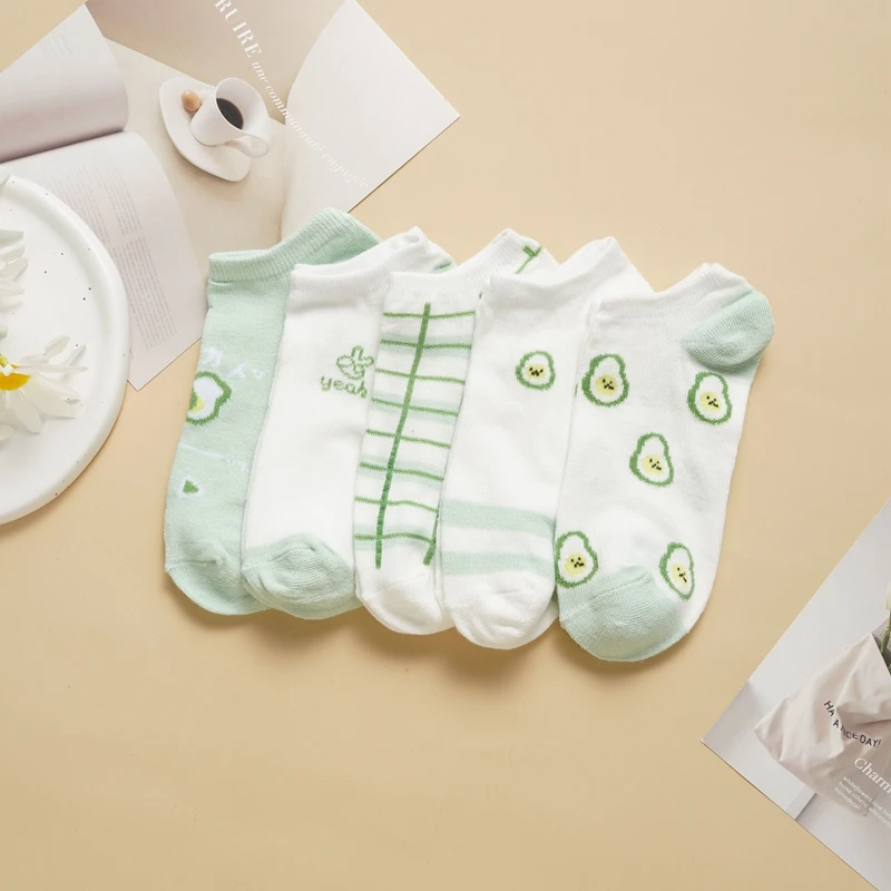 5 Pairs/Set Summer Autumn New Style Green Pattern Children's Socks Breathable Comfortable Versatile Casual Kids Socks for Girls
5 Pairs/Set Summer Autumn New Style Green Pattern Children's Socks Breathable Comfortable Versatile Casual Kids Socks for Girls