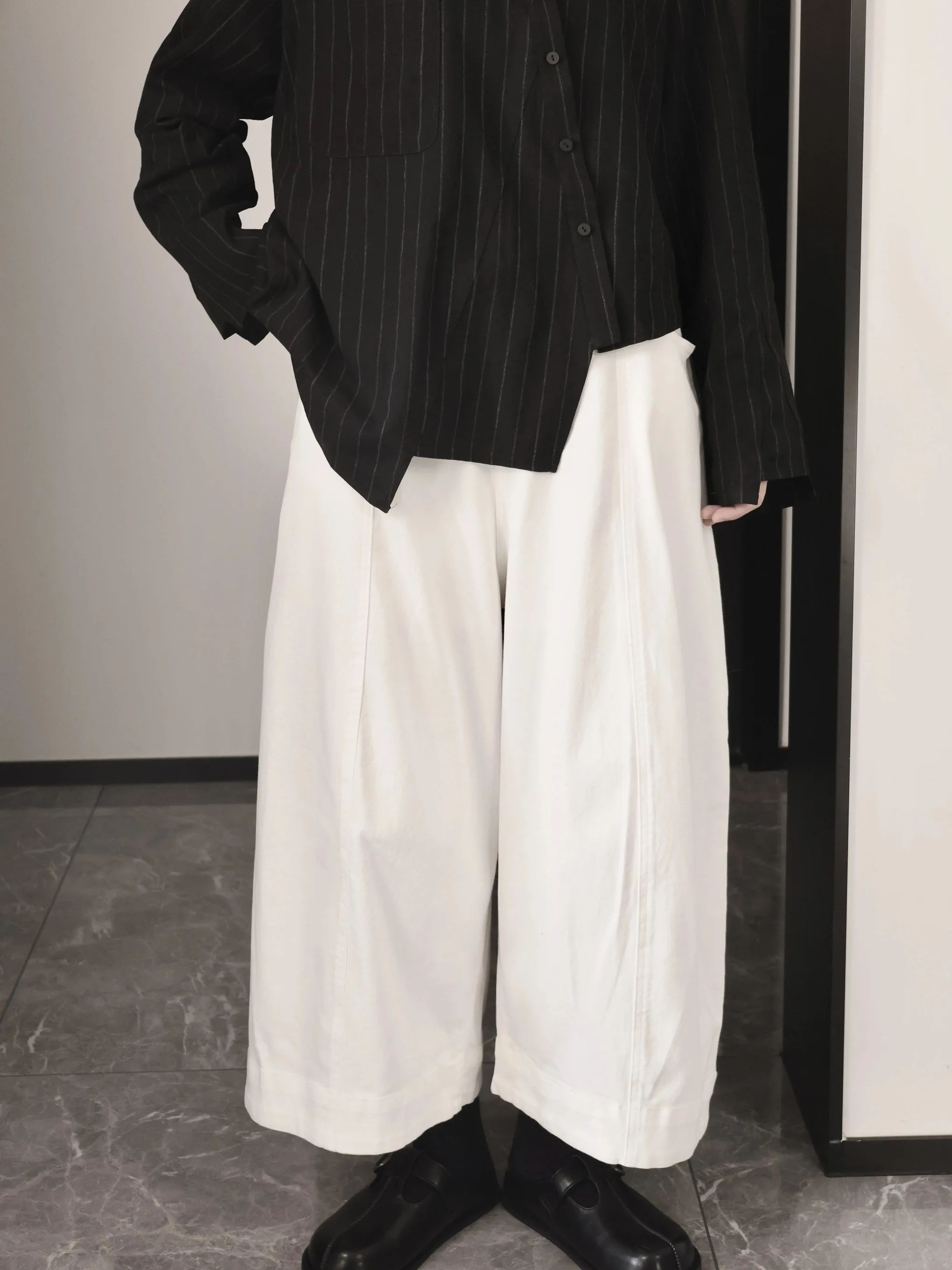High Waist Wide Leg Pants Women's Loose Fit Casual High Waist Straight Cut Spring 2026 Design Cotton Casual Trousers
High Waist Wide Leg Pants Women's Loose Fit Casual High Waist Straight Cut Spring 2026 Design Cotton Casual Trousers