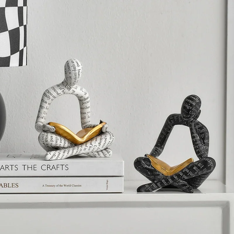 Nordic Style Abstract Resin Handmade Crafts Sculpture Philosopher Figure Statue Home Decoration Indoor Office Desktop Crafts
Nordic Style Abstract Resin Handmade Crafts Sculpture Philosopher Figure Statue Home Decoration Indoor Office Desktop Crafts