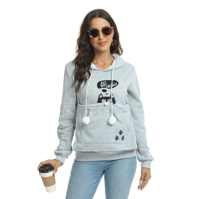 A Ladies Front Pocket Animal Hoodie Fall Loose Casual Hoodie Shirt Sweatshirt Y2k Clothes Warm Oversized Street Pullover Tops
A Ladies Front Pocket Animal Hoodie Fall Loose Casual Hoodie Shirt Sweatshirt Y2k Clothes Warm Oversized Street Pullover Tops