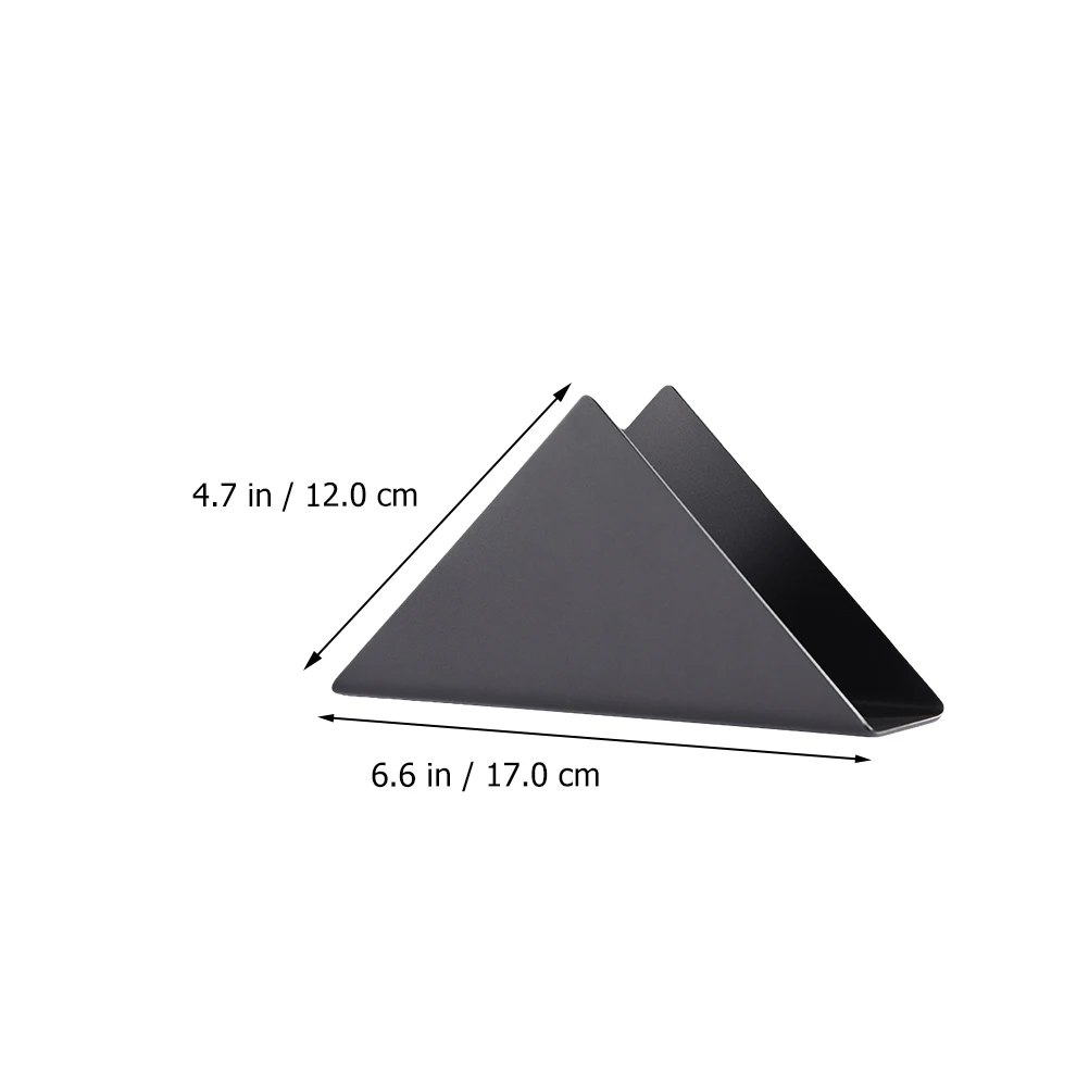 Black Triangular Napkin Holder Steel Tissue Holder Napkin St for Restaurant Hotel Metal Paper Towel Rack Storage
Black Triangular Napkin Holder Steel Tissue Holder Napkin St for Restaurant Hotel Metal Paper Towel Rack Storage