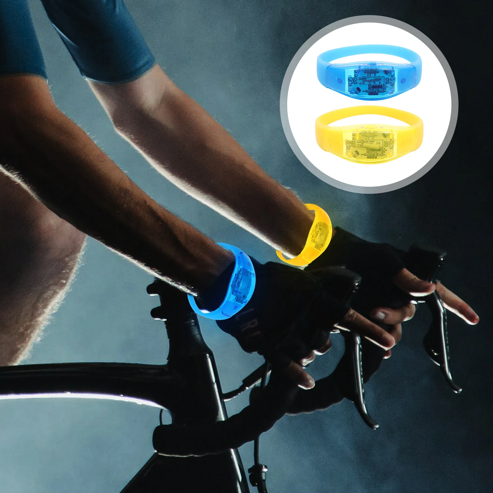 2 Pcs Glow Bracelet Accessories in The Dark Decorations Wrist Band Party Favors Button Night Run Wristbands
2 Pcs Glow Bracelet Accessories in The Dark Decorations Wrist Band Party Favors Button Night Run Wristbands