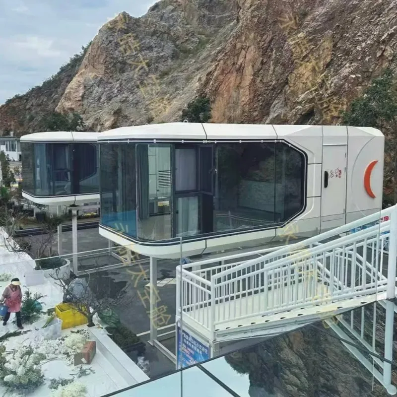 Modern Comfortable Travel Container House New Design Space Capsule Hotel Prefab Steel Structure for Shop Use
Modern Comfortable Travel Container House New Design Space Capsule Hotel Prefab Steel Structure for Shop Use