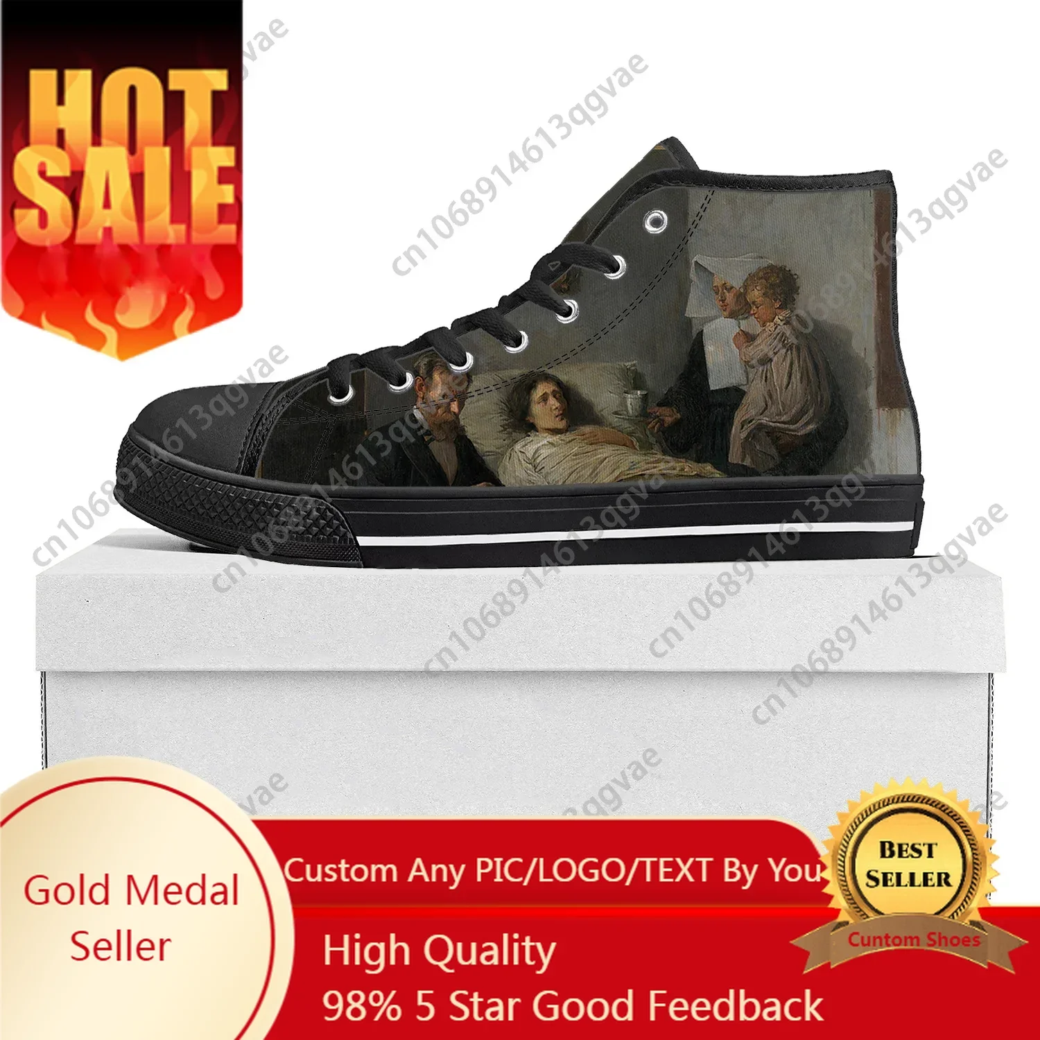 Picasso Oil Paint Science And Compassion High Top High Quality Sneakers Mens Womens Teenager Canvas Sneaker Couple Custom Shoes
Picasso Oil Paint Science And Compassion High Top High Quality Sneakers Mens Womens Teenager Canvas Sneaker Couple Custom Shoes