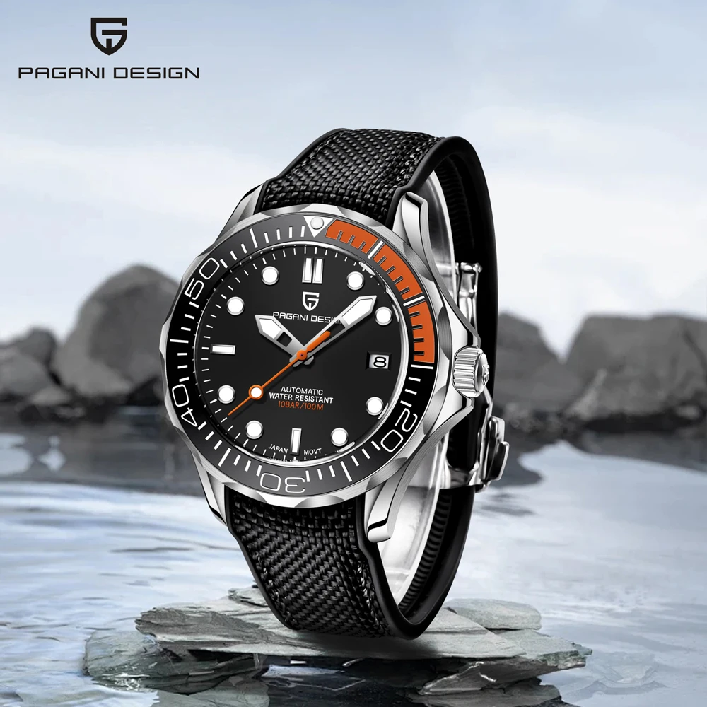 PAGANI DESIGN new watch men's luxury mechanical men's watch AR Sapphire crystal Seiko NH35 waterproof 100m calendar men's watch
PAGANI DESIGN new watch men's luxury mechanical men's watch AR Sapphire crystal Seiko NH35 waterproof 100m calendar men's watch