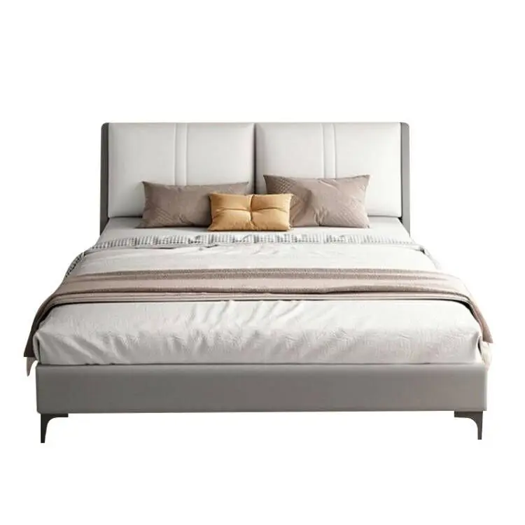 Technology cloth, solid wood bed, modern simplicity, home double master bedroom rental room
Technology cloth, solid wood bed, modern simplicity, home double master bedroom rental room