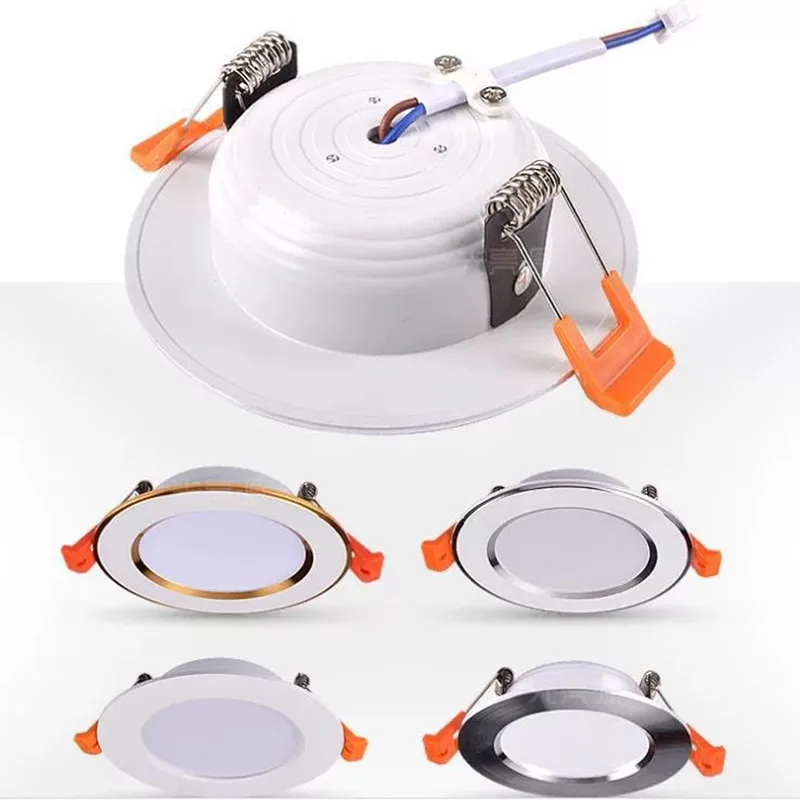 Dimmable LED Downlight Tri-tone light 110/220V Spot 5W 7W 9W 12W 15W Recessed in LED Ceiling Downlight Light Warm white Lamp
Dimmable LED Downlight Tri-tone light 110/220V Spot 5W 7W 9W 12W 15W Recessed in LED Ceiling Downlight Light Warm white Lamp