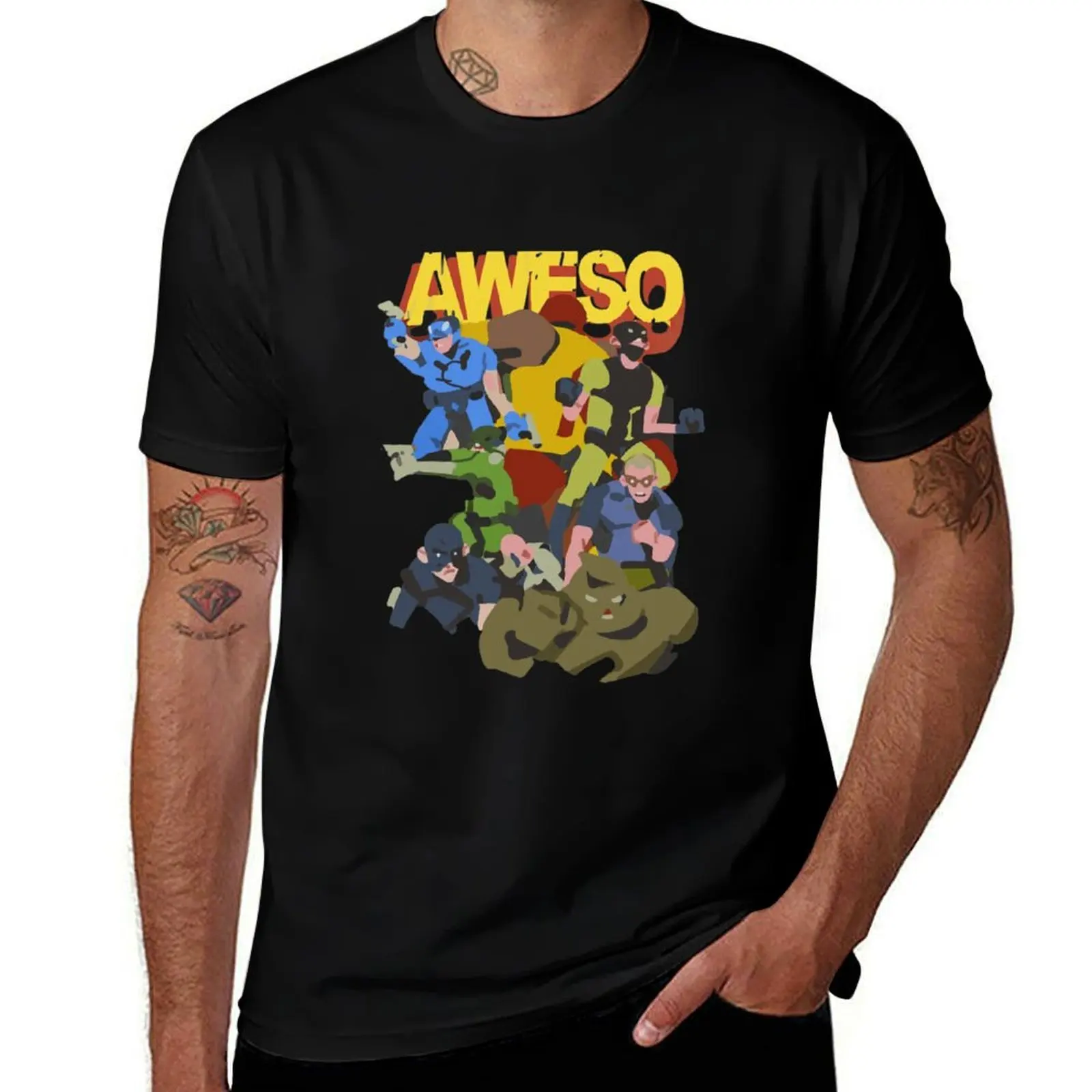 Captain Spirit AWESO T-Shirt t shirts designer man t shirts for men casual black cotton t-shirt plain for man package T-shirt
Captain Spirit AWESO T-Shirt t shirts designer man t shirts for men casual black cotton t-shirt plain for man package T-shirt