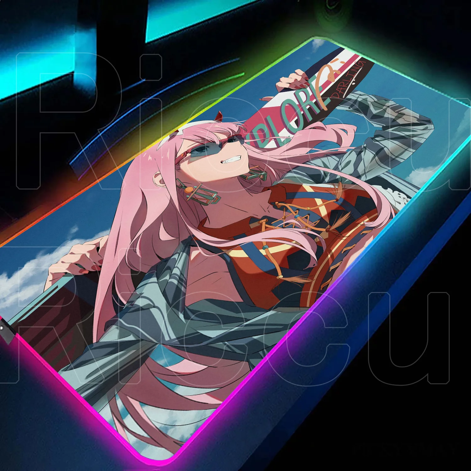 RGB Mouse Pad Anime Darling In The FranXX Gaming LED Keyboard Mat Rubber Non-slip Desktop Cute Zero Two Computer Backlight Gamer
RGB Mouse Pad Anime Darling In The FranXX Gaming LED Keyboard Mat Rubber Non-slip Desktop Cute Zero Two Computer Backlight Gamer
