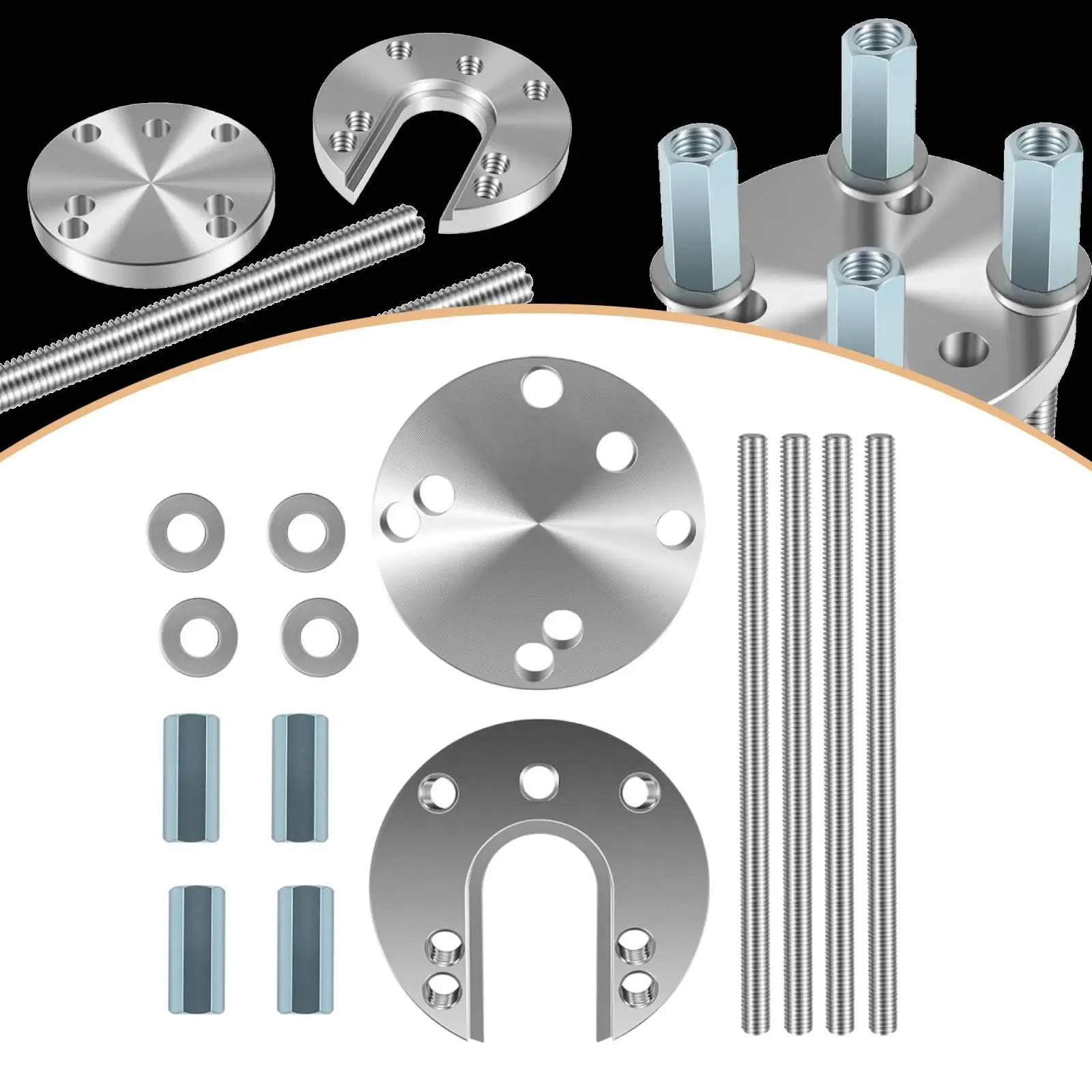 Boat Prop Puller for 1-1/4" to 1-1/2" Prop Shafts 3 & 4 Blades Boat Propeller Removal Tool Premium Metal Simple Installation
Boat Prop Puller for 1-1/4" to 1-1/2" Prop Shafts 3 & 4 Blades Boat Propeller Removal Tool Premium Metal Simple Installation