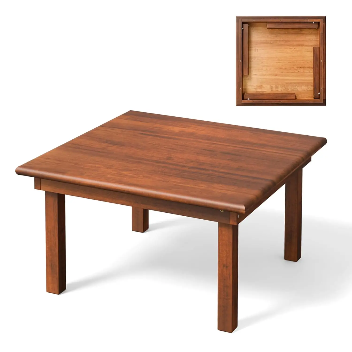 Outdoor Folding Coffee Table, Natural Poplar Wood Patio Coffee Table, No Assembly Required, Ideal for Balcony,, Customized
Outdoor Folding Coffee Table, Natural Poplar Wood Patio Coffee Table, No Assembly Required, Ideal for Balcony,, Customized