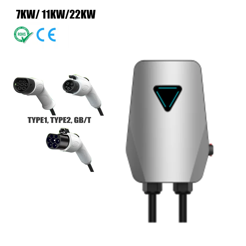 22kw AC Ev Charger Type 2 Wall-mounted Ev Wall Box Charger 32A Ev Charger Pile
22kw AC Ev Charger Type 2 Wall-mounted Ev Wall Box Charger 32A Ev Charger Pile