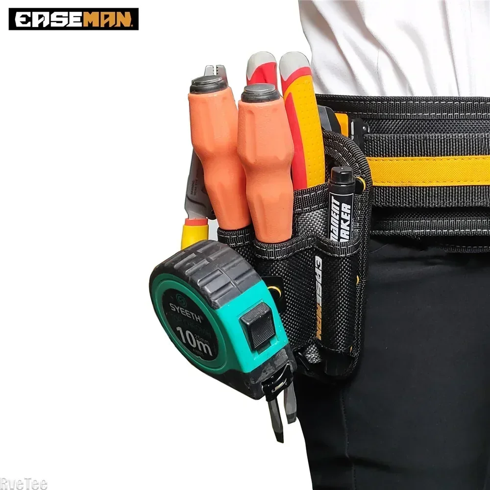 EASEMAN Heavy-Duty Electrician Waist Bag - Wear-Resistant Thickened Quick-Hanging Multi-Functional Repair Tool Pouch
EASEMAN Heavy-Duty Electrician Waist Bag - Wear-Resistant Thickened Quick-Hanging Multi-Functional Repair Tool Pouch