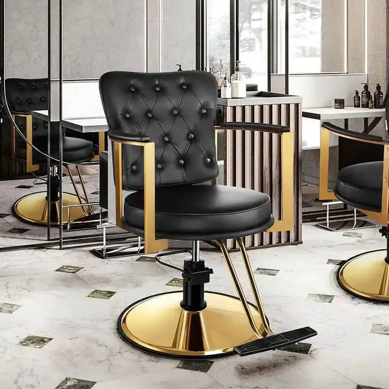 Парикмахерское кресло Baasha Sleek: современный дизайн, кожаное, откидное, с поворотным механизмом, комфортное, для барбершопов
Парикмахерское кресло Baasha Sleek: современный дизайн, кожаное, откидное, с поворотным механизмом, комфортное, для барбершопов