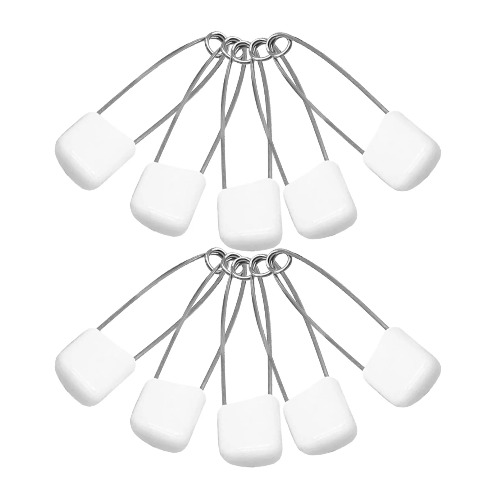 50Pcs 55mm Stainless Steel Baby Diaper Safety Pins Plastic End Locking Closure Rustproof for Cloth Diapers Multipurpose 
50Pcs 55mm Stainless Steel Baby Diaper Safety Pins Plastic End Locking Closure Rustproof for Cloth Diapers Multipurpose