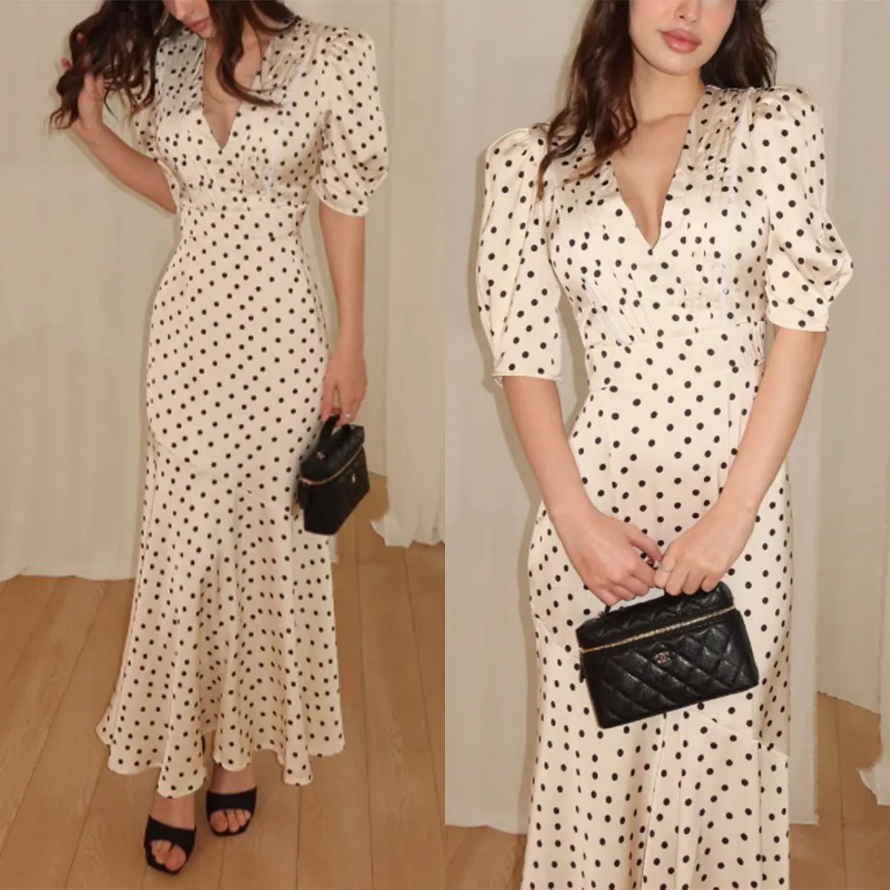 Customized V-neck Ankle Length Half Sleeve Vestidos Para Fiestas De Lujo فستان سهرة نسائي فخمة للاعراس Robe De Soirée Femme Chic
Customized V-neck Ankle Length Half Sleeve Vestidos Para Fiestas De Lujo فستان سهرة نسائي فخمة للاعراس Robe De Soirée Femme Chic