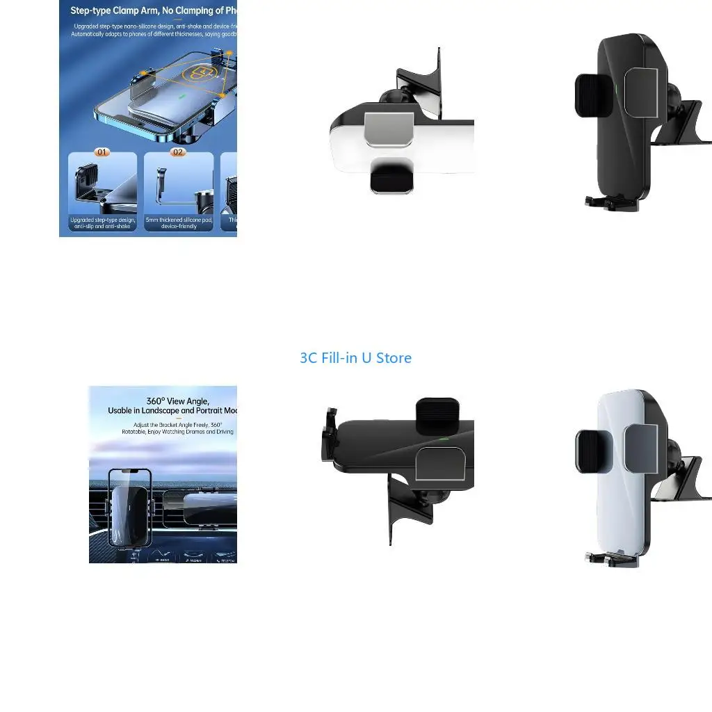 G8TA Electric Phone Holder For Vehicle With Sun Charging And Vibration Reduction
G8TA Electric Phone Holder For Vehicle With Sun Charging And Vibration Reduction