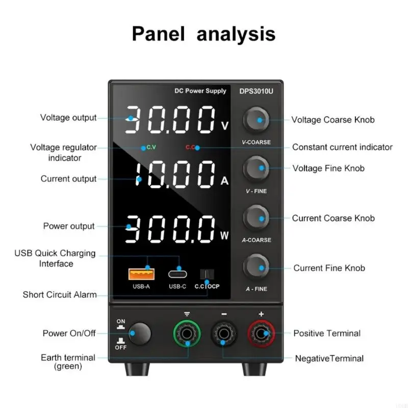 Power Supply 0 to 30/60/120/160V Intelligent Temperature Control System
Power Supply 0 to 30/60/120/160V Intelligent Temperature Control System