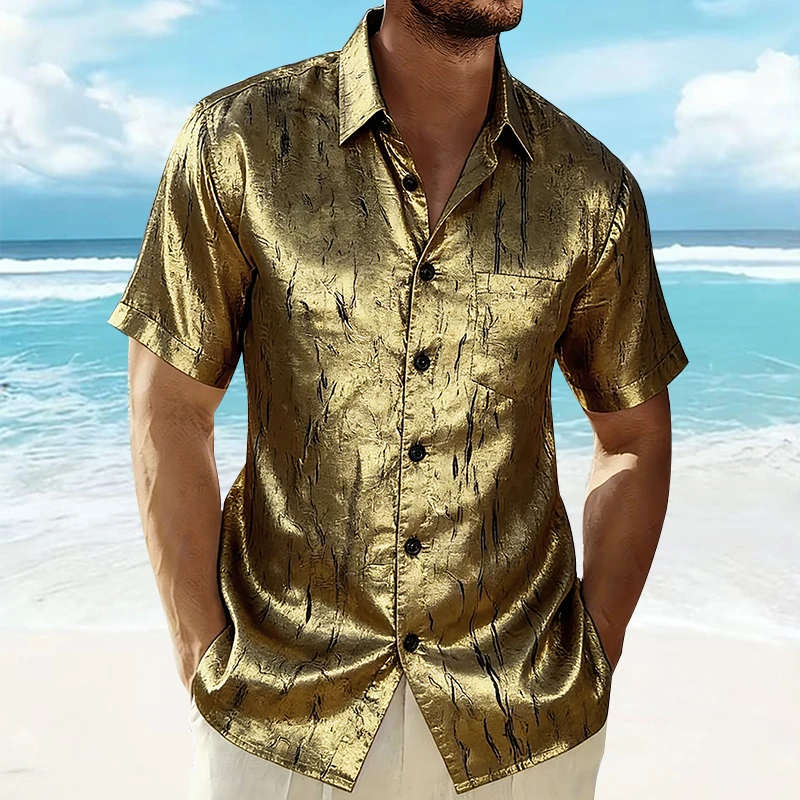 Mens Bright Shirt Nightclub Base Shirt Man Clothes Mens Sequin Short Sleeved Shirt Slim Fashion Short Sleeved T Shirt Hipster
Mens Bright Shirt Nightclub Base Shirt Man Clothes Mens Sequin Short Sleeved Shirt Slim Fashion Short Sleeved T Shirt Hipster